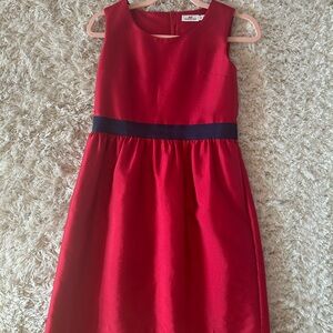 Vineyard Vines Red Satin Girls Dress